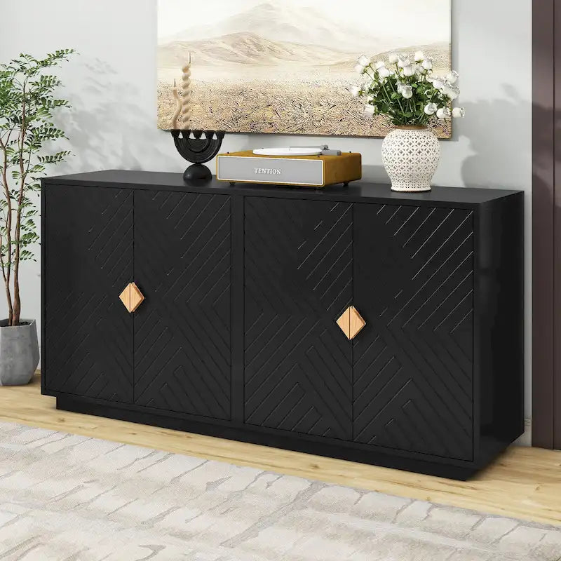 Storage Sideboard with Adjustable Shelves