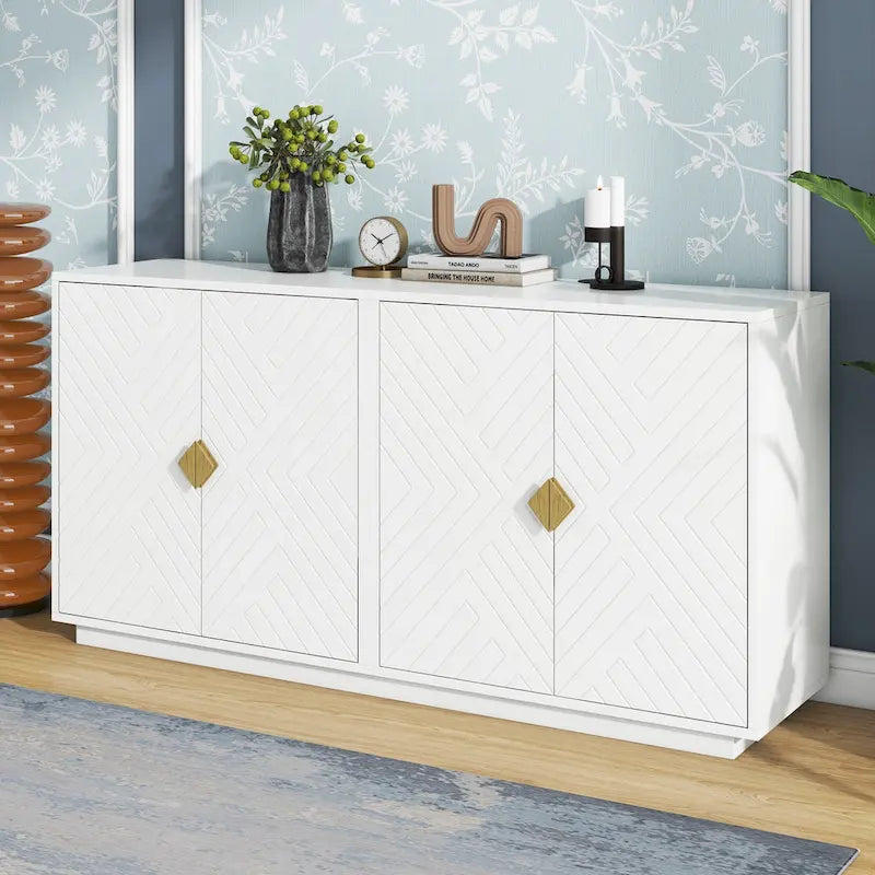 Storage Sideboard with Adjustable Shelves