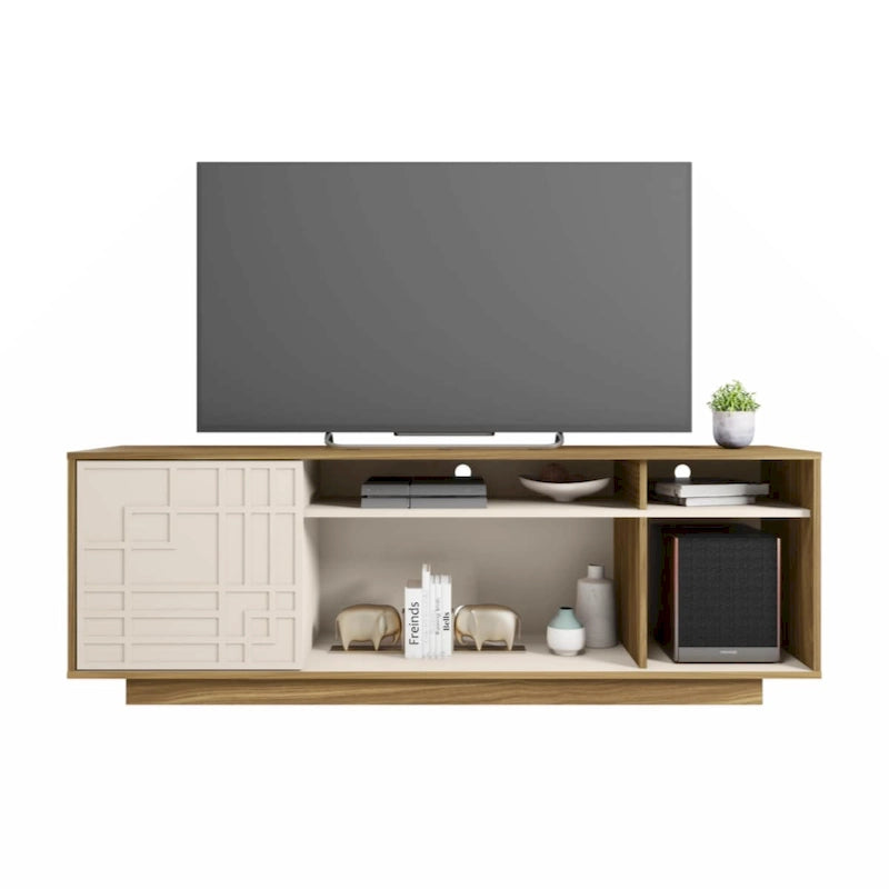 Contemporary TV Stand for TVs Up to 70in, Oak