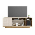 Contemporary TV Stand for TVs Up to 70in, Oak