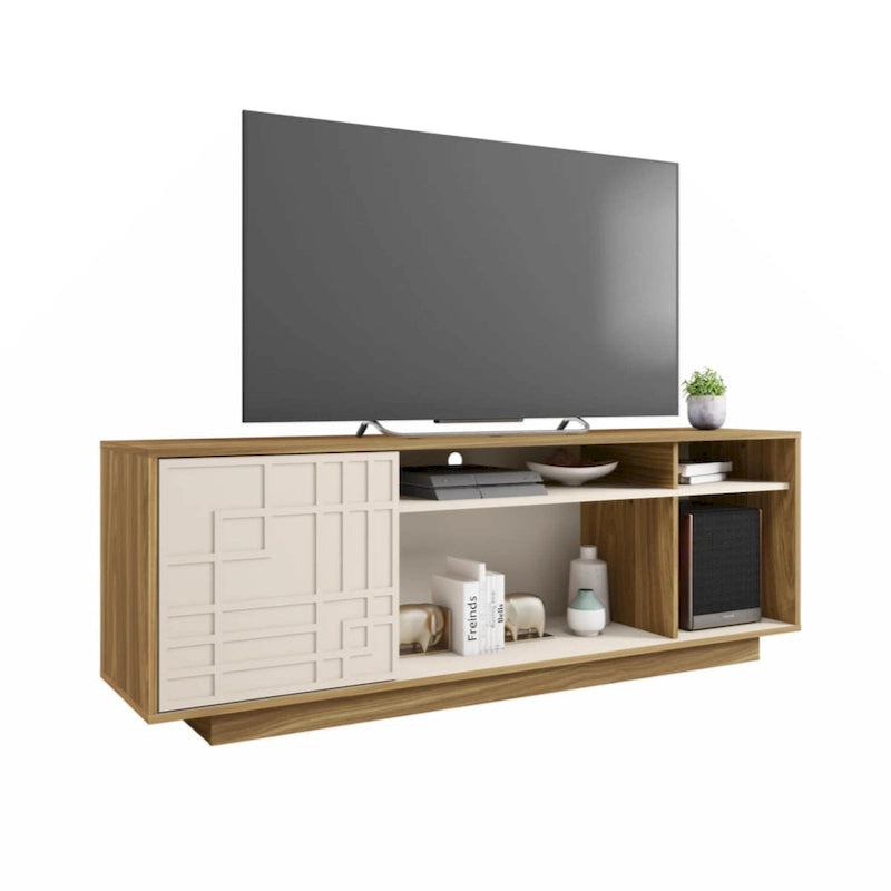Contemporary TV Stand for TVs Up to 70in, Oak