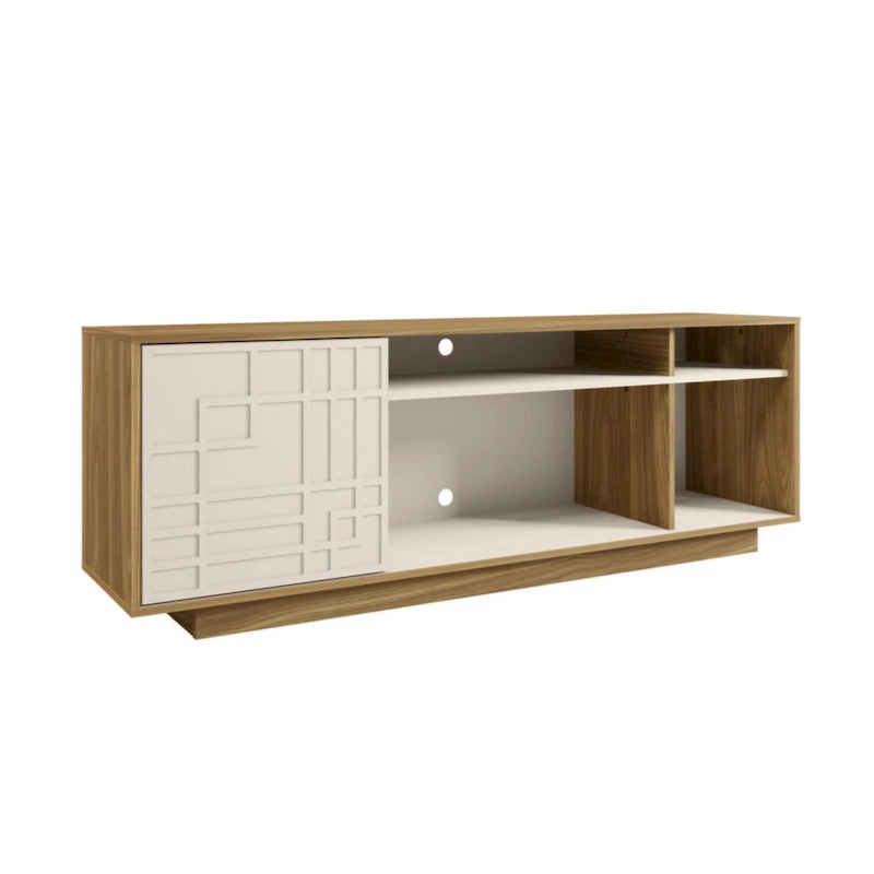 Contemporary TV Stand for TVs Up to 70in, Oak