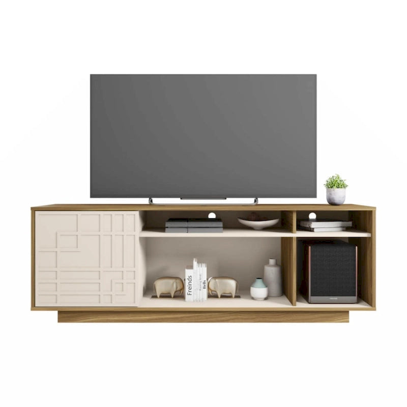 Contemporary TV Stand for TVs Up to 70in, Oak