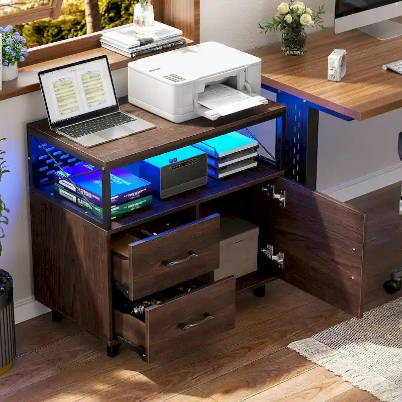 Sideboard Buffet Storage File Cabinet with Drawers