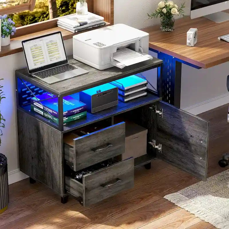 Sideboard Buffet Storage File Cabinet with Drawers