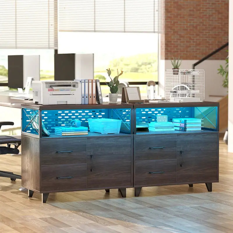 Sideboard Buffet Storage File Cabinet with Drawers