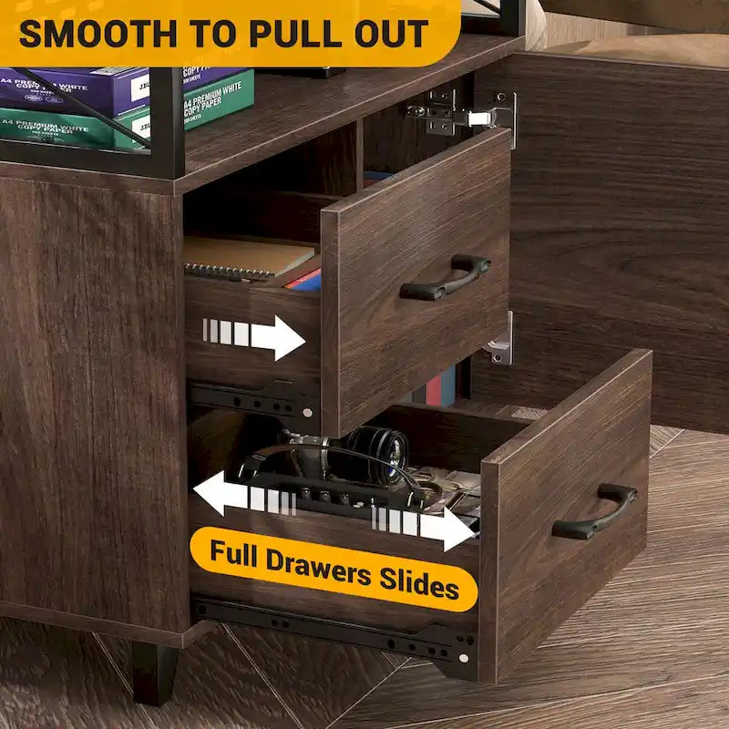 Sideboard Buffet Storage File Cabinet with Drawers