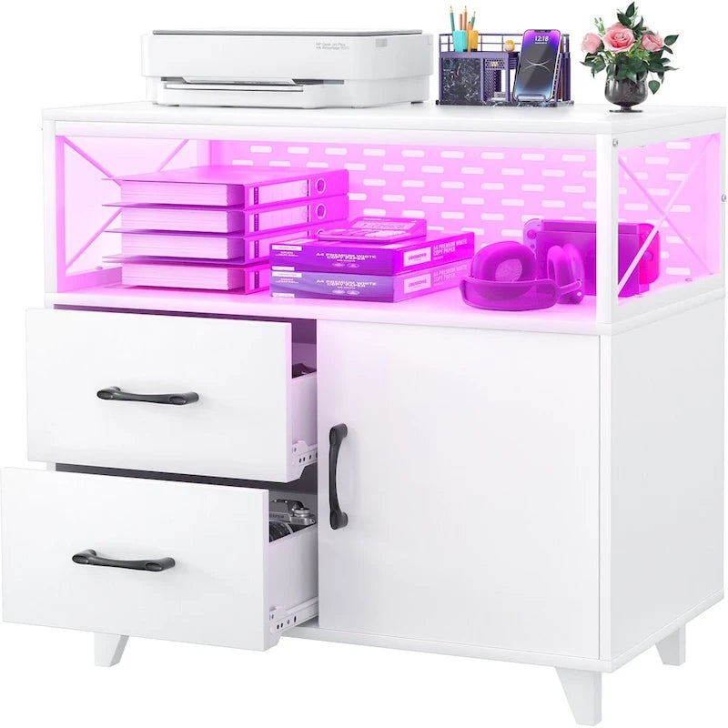 Sideboard Buffet Storage File Cabinet with Drawers