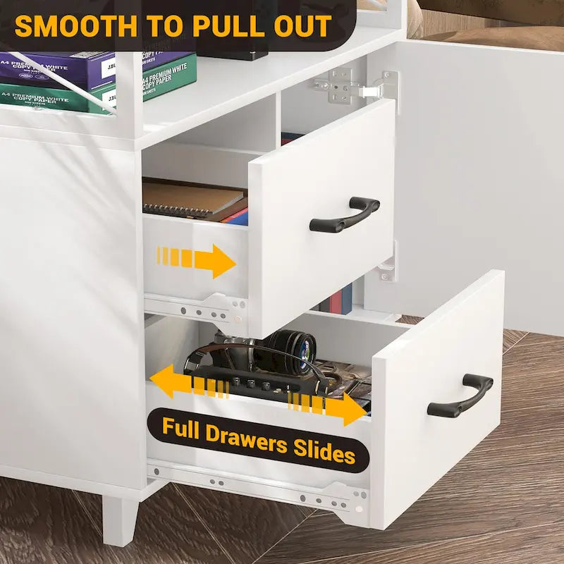 Sideboard Buffet Storage File Cabinet with Drawers