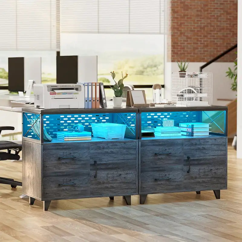 Sideboard Buffet Storage File Cabinet with Drawers