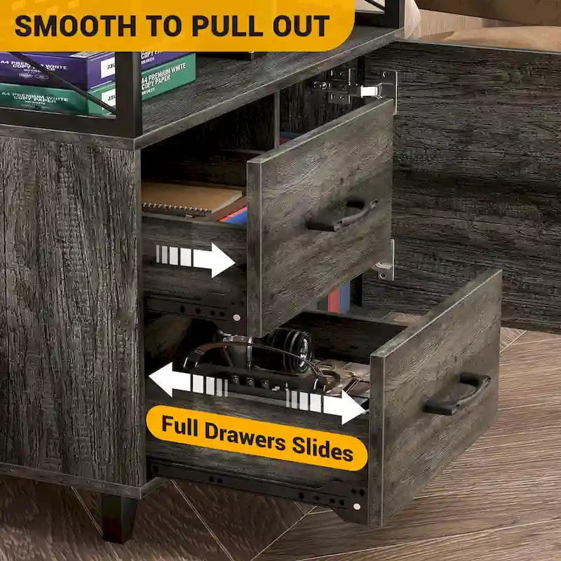 Sideboard Buffet Storage File Cabinet with Drawers
