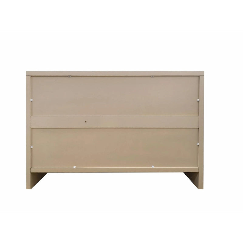 3-Door Wooden Accent Cabinet: Sideboard Buffet Server with Storage