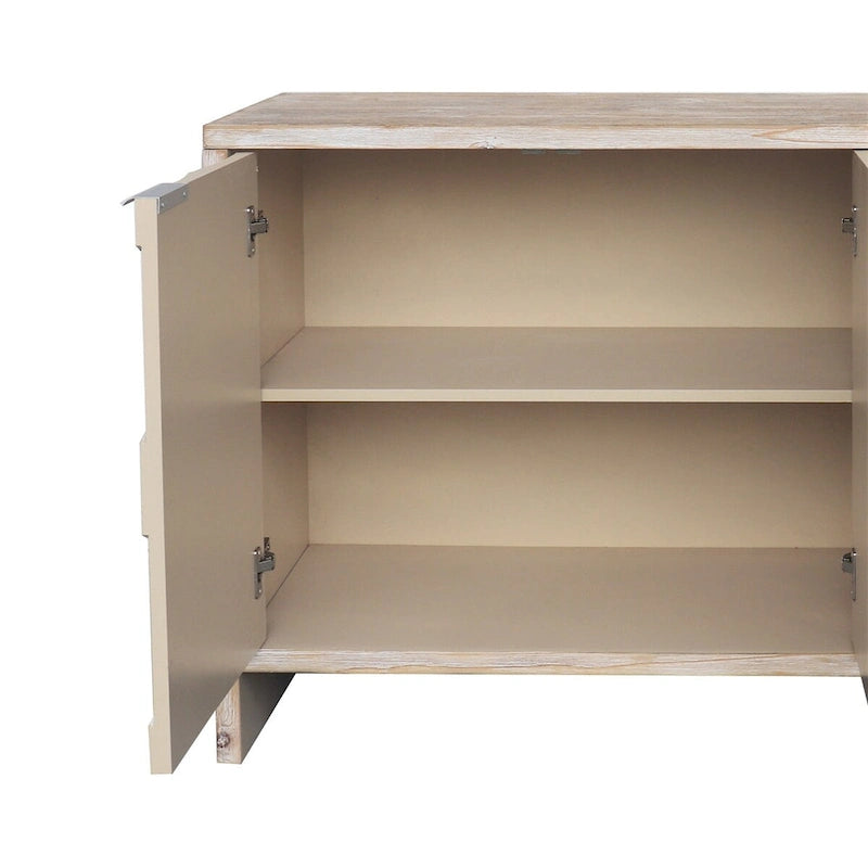 4-Door Wooden Cabinet Sideboard with Storage
