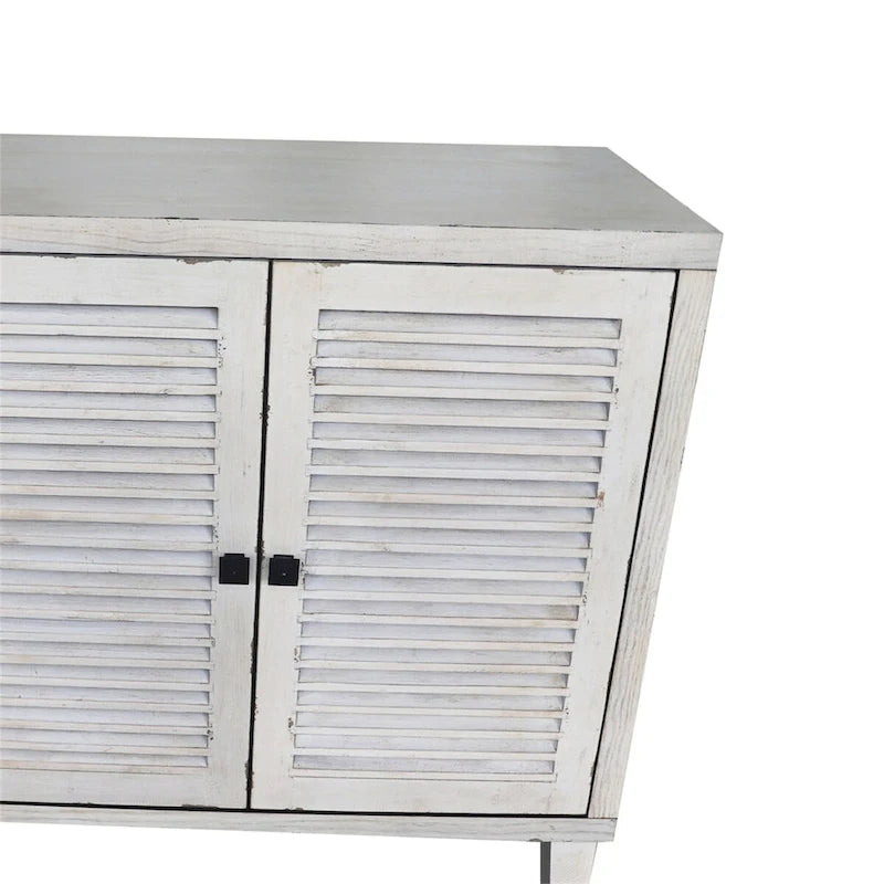 4 Shutter Door Wooden Sideboard Buffet Cabinet