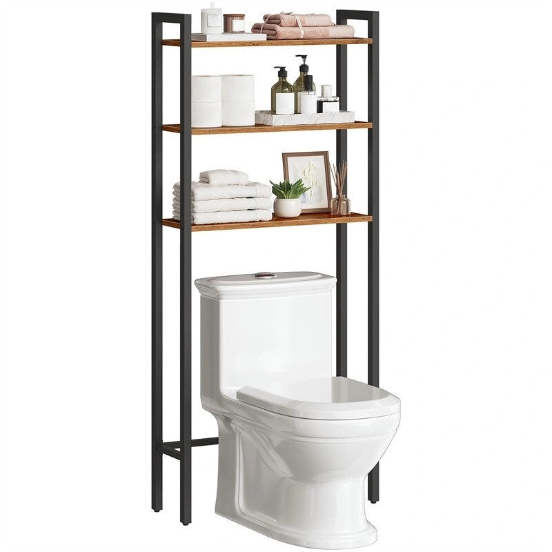 Over The Toilet Storage - 9.4"D x 24.8"W x 64.2"H