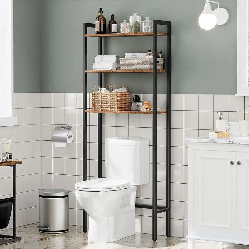 Over The Toilet Storage - 9.4"D x 24.8"W x 64.2"H