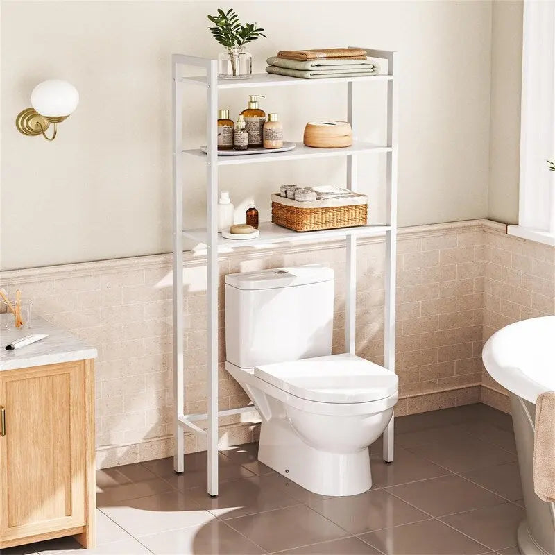 Over The Toilet Storage - 9.4"D x 24.8"W x 64.2"H