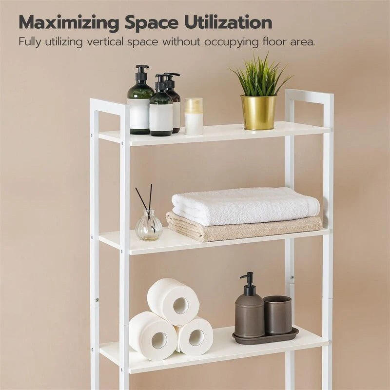 Over The Toilet Storage - 9.4"D x 24.8"W x 64.2"H