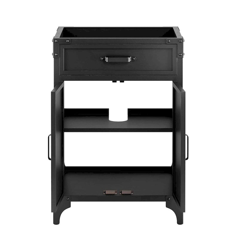 24 Bathroom Vanity Cabinet (Sink Basin Not Included)
