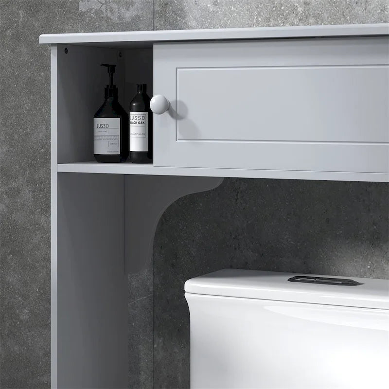 Over the Toilet Storage Cabinet with Adjustable Shelves