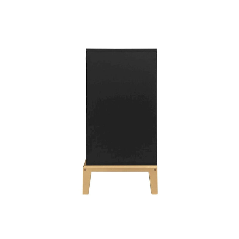 3-Door Storage Cabinet Sideboard Buffet with Adjustable Shelf